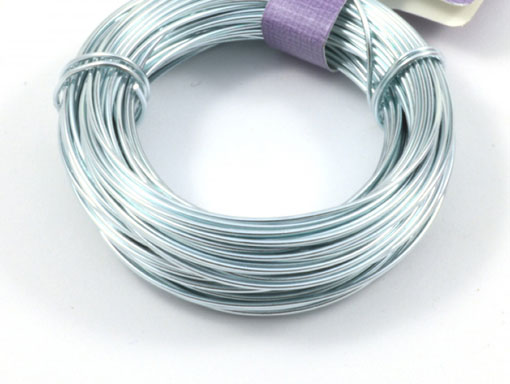 fil aluminium bleu